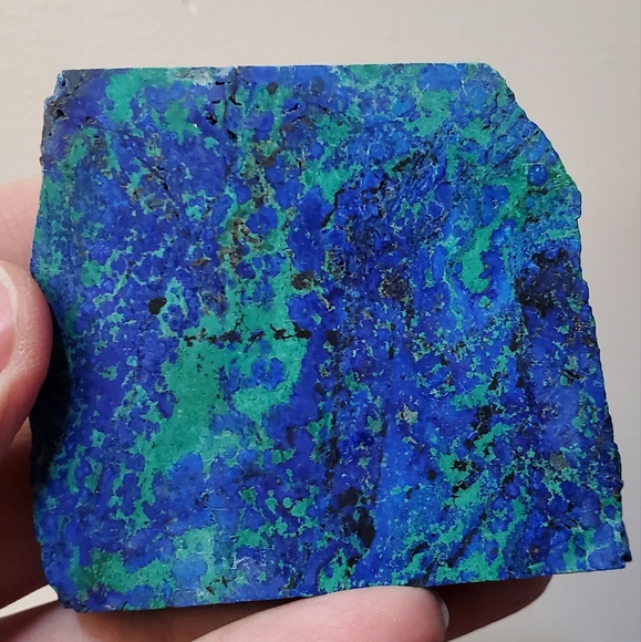 Azurite with Malachite Crystal Slab - Picture 6 of 11
